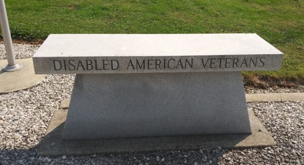 WAYNE COUNTY, OH WAR VETERANS MEMORIAL BENCH D