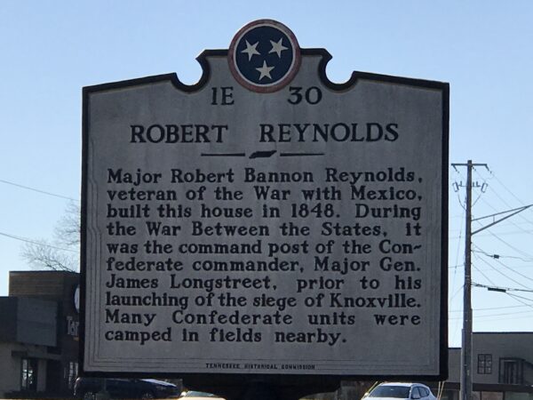 ROBERT REYNOLDS WAR MEMORIAL MARKER
