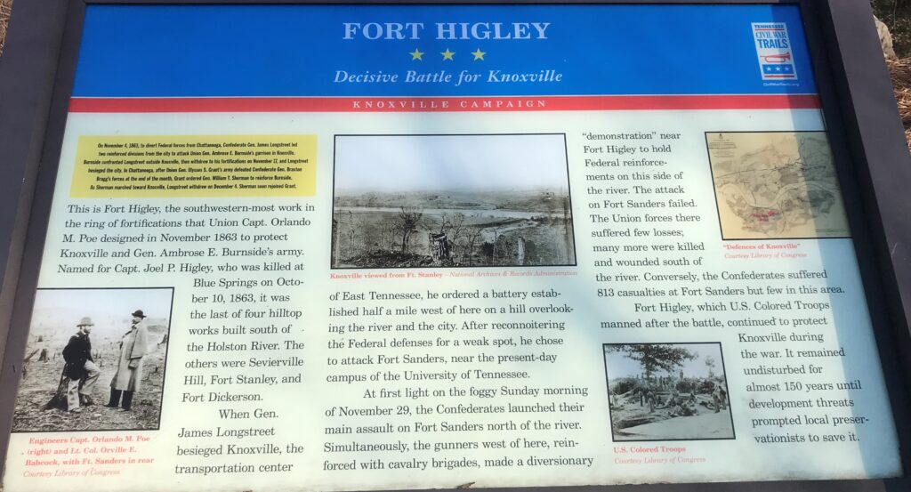 FORT HIGLEY WAR MEMORIAL PANEL