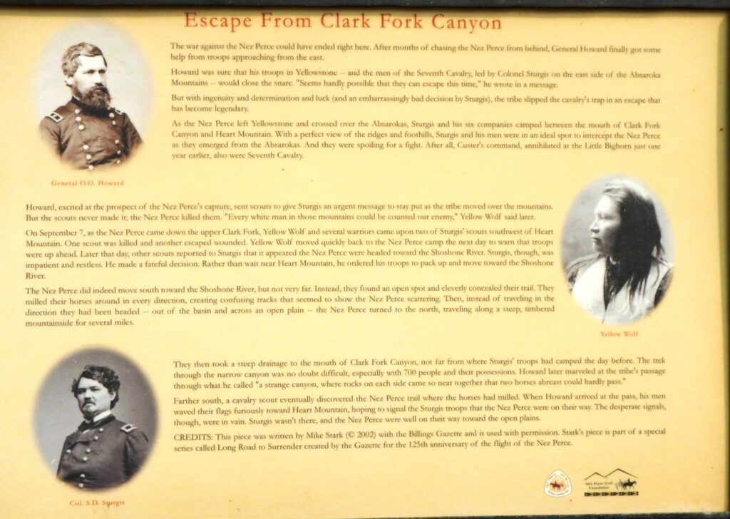 ESCAPE FROM CLARK FORK CANYON MEMORIAL PANEL