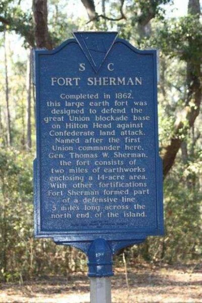FORT SHERMAN WAR MEMORIAL MARKER