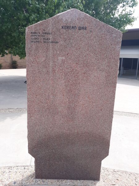 ANDREWS COUNTY VETERANS MEMORIAL STONE L
