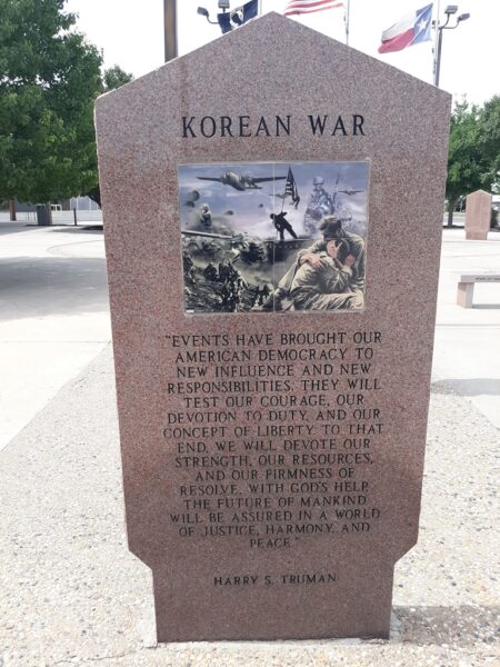 ANDREWS COUNTY VETERANS MEMORIAL STONE J