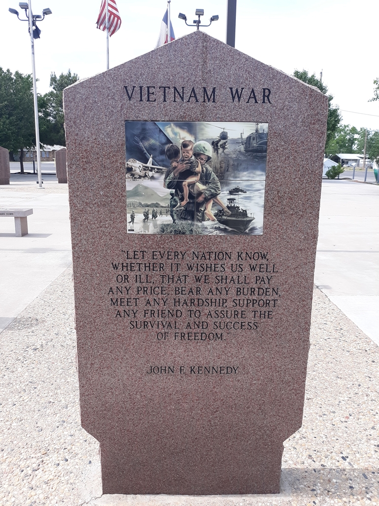 ANDREWS COUNTY VETERANS MEMORIAL STONE H
