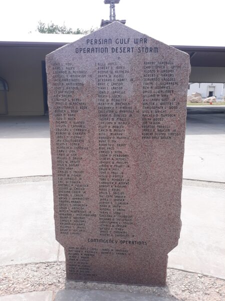 ANDREW COUNTY VETERANS MEMORIAL STONE G