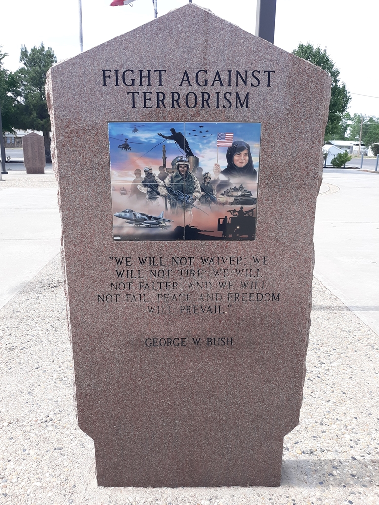 ANDREWS COUNTY VETERANS MEMORIAL STONE D