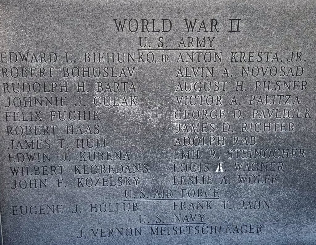 V.F.W. POST 6971 VETERANS MEMORIAL STONE C