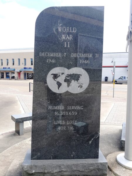 ATLANTA VETERANS MEMORIAL STONE D