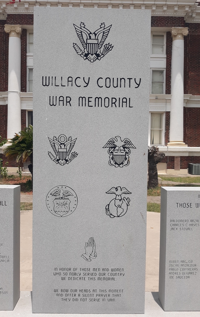 WILLACY COUNTY WAR MEMORIAL CENTER STONE
