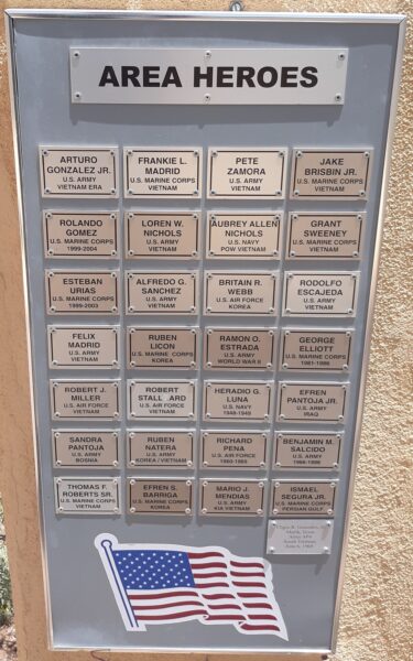 VALENTINE VETERANS MEMORIAL PLAQUE C