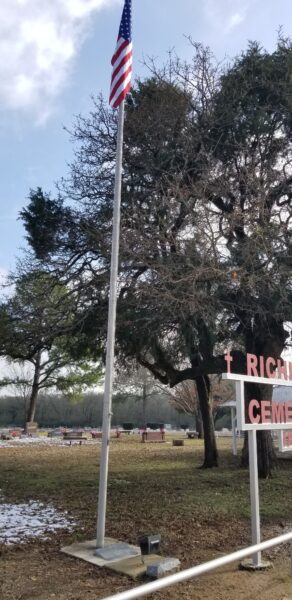 1ST LT CHARLES W. HUNTER WAR MEMORIAL FLAGPOLE