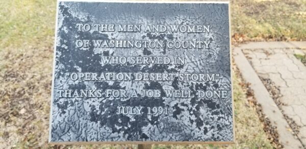 WASHINTON COUNTY OPERATION DESERT STORM MEMORIAL