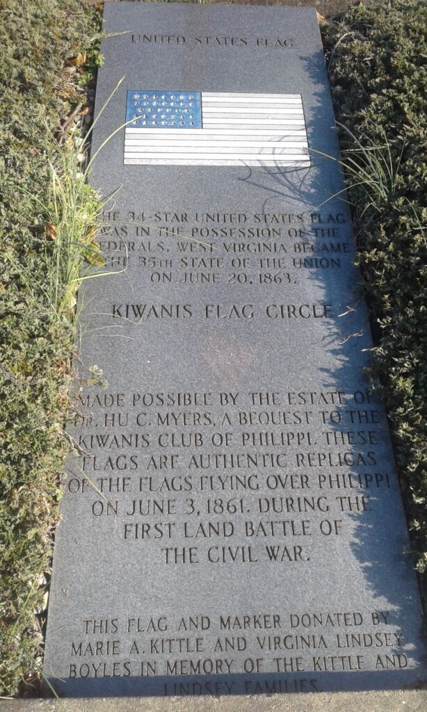 34-STAR REPLICA UNIED STATES FLAG MEMORIAL