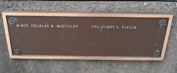 CEDAR GROVE VETERANS MEMORIAL PLAQUE B