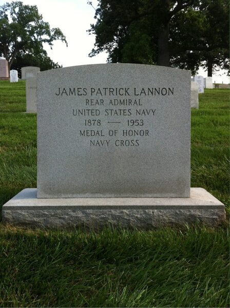 JAMES PATRICK LANNON MEDAL OF HONOR WAR MEMORIAL CEMETERY STONE