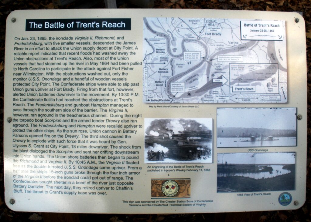 THE BATTLE OF TRENT’S REACH MEMORIAL PANEL
