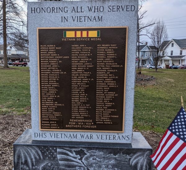 MOUNT JOY VIETNAM WAR VETERANS MEMORIAL