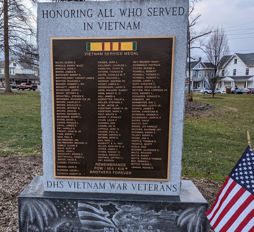 MOUNT JOY VIETNAM WAR VETERANS MEMORIAL