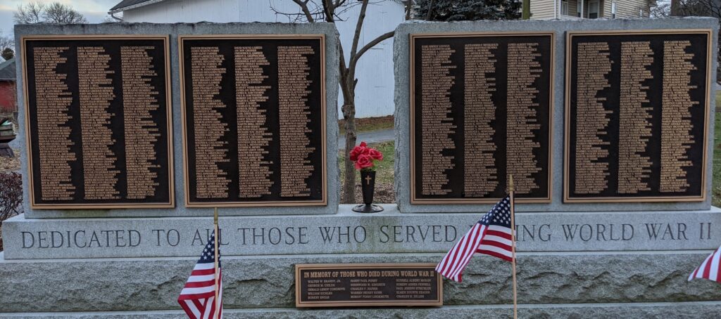 MOUNT JOY WORLD WAR II MEMORIAL