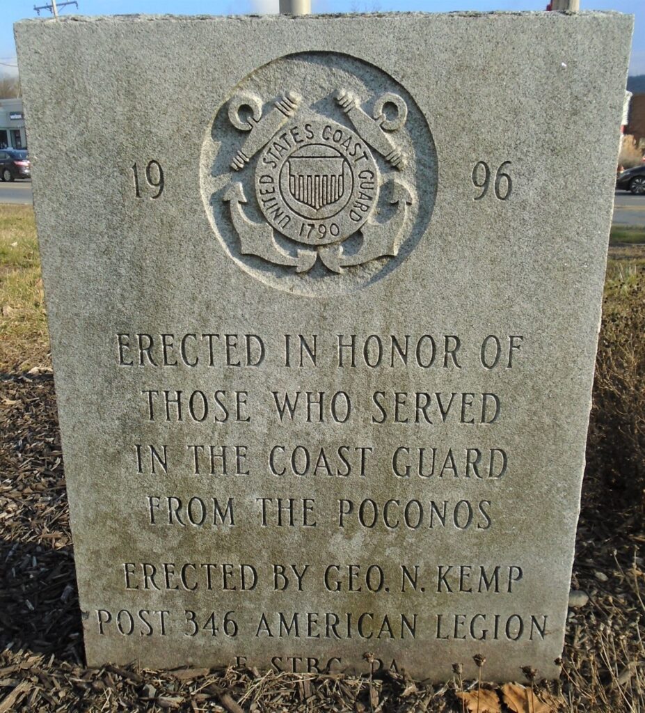 MONROE COUNTY PENNA WORLD WAR MEMORIAL STONE F