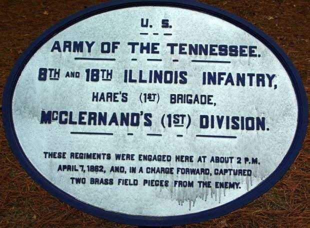 U.S. 8TH AND 18TH ILLINOIS INFANTRY MEMORIAL