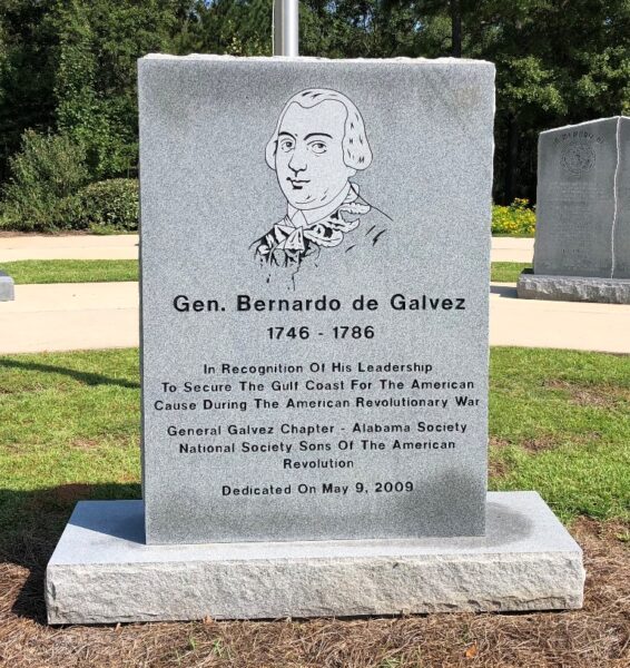 GEN. BERNARDO DE GALVEZ REVOLUTIONARY WAR MEMORIAL