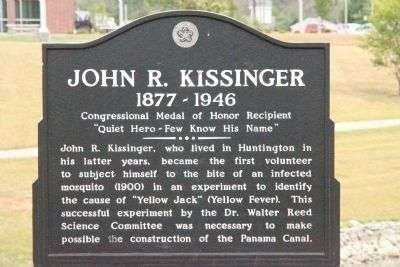 JOHN R. KISSINGER MEMORIAL MARKER