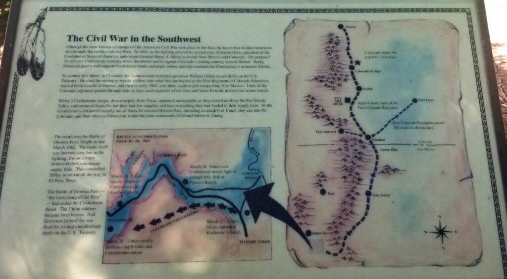 THE CIVIL WAR IN THE SOUTHWEST MEMORIAL PANEL