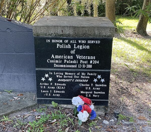 POLISH LEGION OF AMERICAN VETERANS POST #204 MEMORIAL