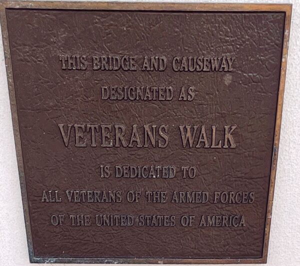VERO BEACH VETERANS WALK MEMORIAL PLAQUE