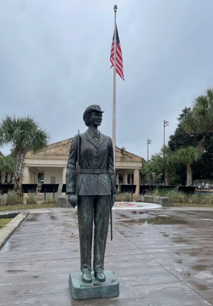 BLUE JACKET RECRUIT BRONZE STATUE HONORING OUR WOMEN SAILORS MEMORIAL