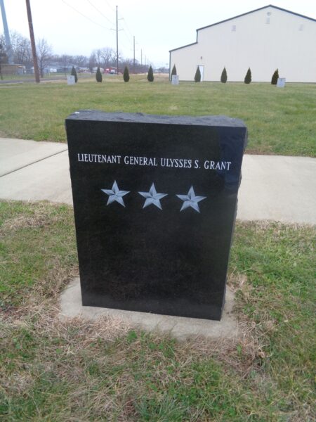 LIEUTENANT GENERAL ULYSSES S. GRANT WAR MEMORIAL BACK