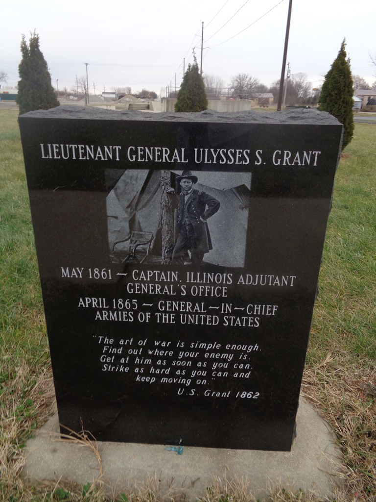 LIEUTENANT GENERAL ULYSSES S. GRANT WAR MEMORIAL FRONT