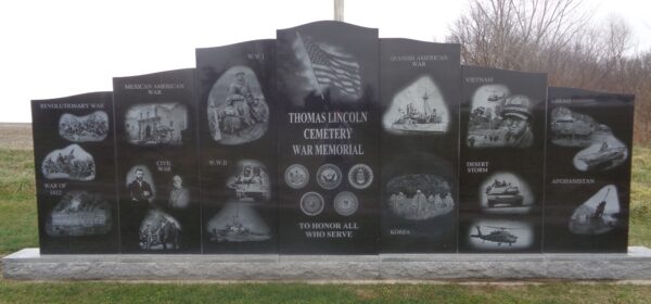 THOMAS LINCOLN CEMETERY WAR MEMORIAL
