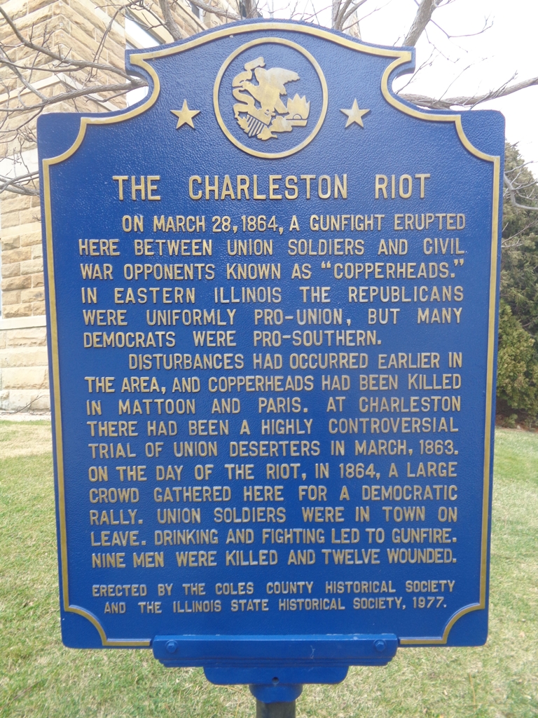 THE CHARLESTON RIOT WAR MEMORIAL MARKER