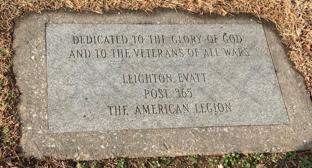 AMERICAN LEGION POST 365 VETERANS MEMORIAL TABLET