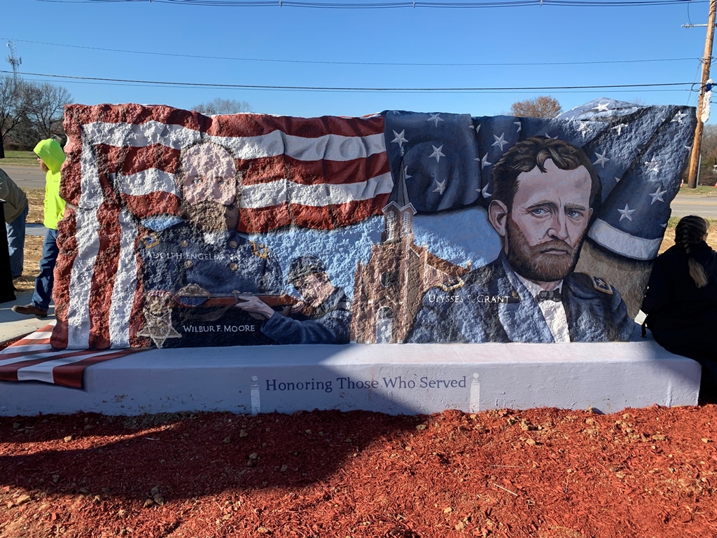 O FALLON FREEDOM ROCK VETERANS MEMORIAL FRONT