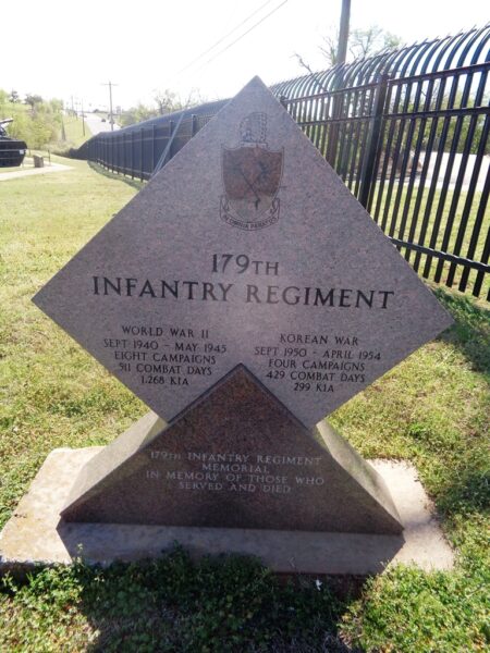179TH INFANTRY REGIMENT WAR MEMORIAL