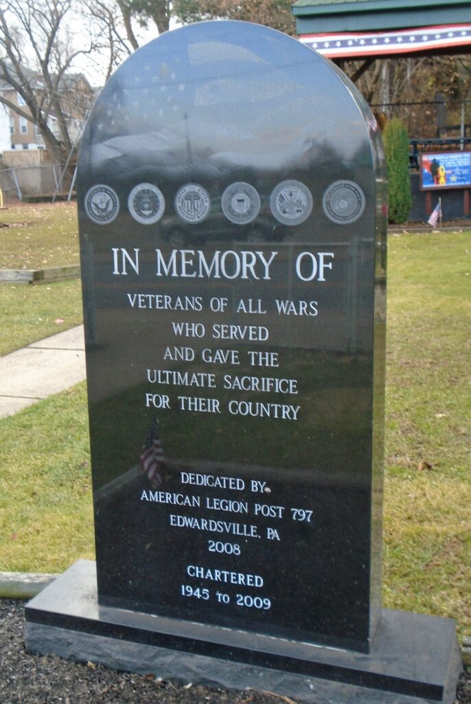 AMERICAN LEGION POST 797 WAR VETERANS MEMORIAL