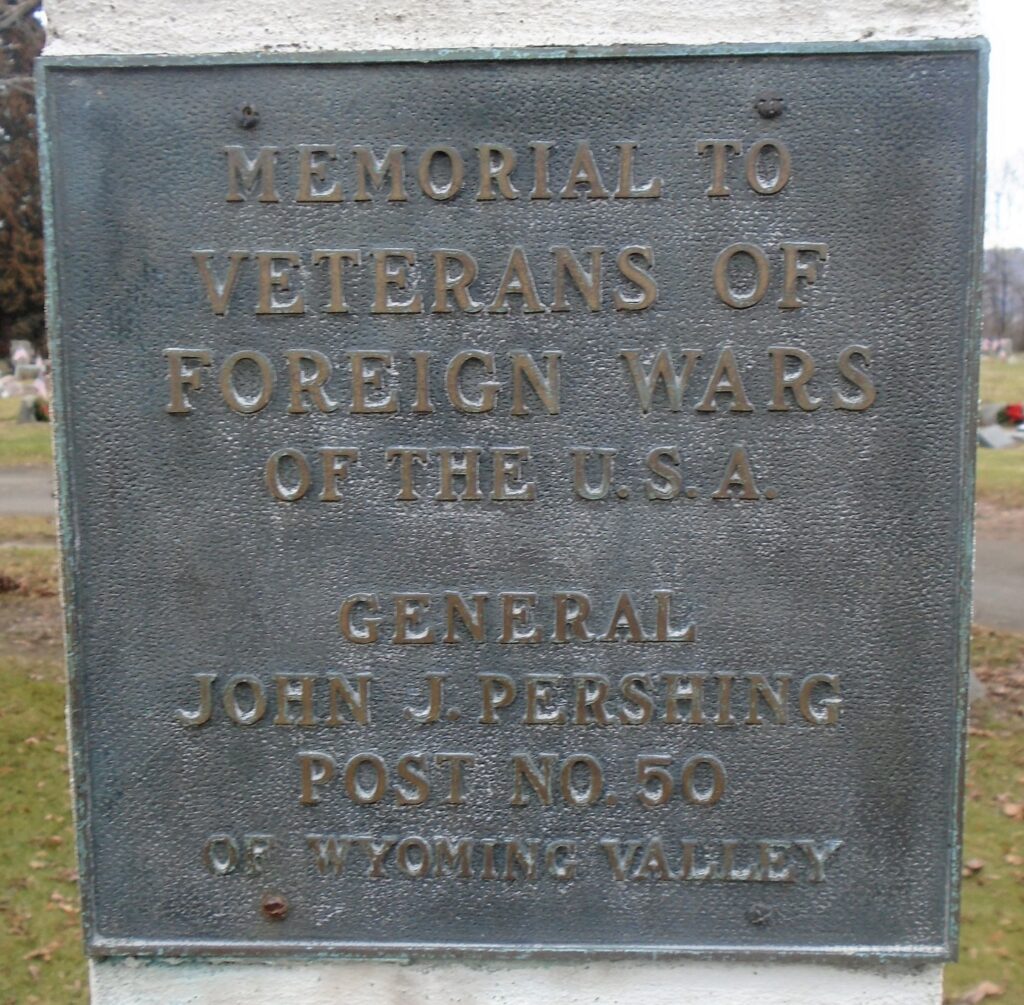MEMORIAL TO VETERANS OF FOREIGN WARS OF THE U.S.A.