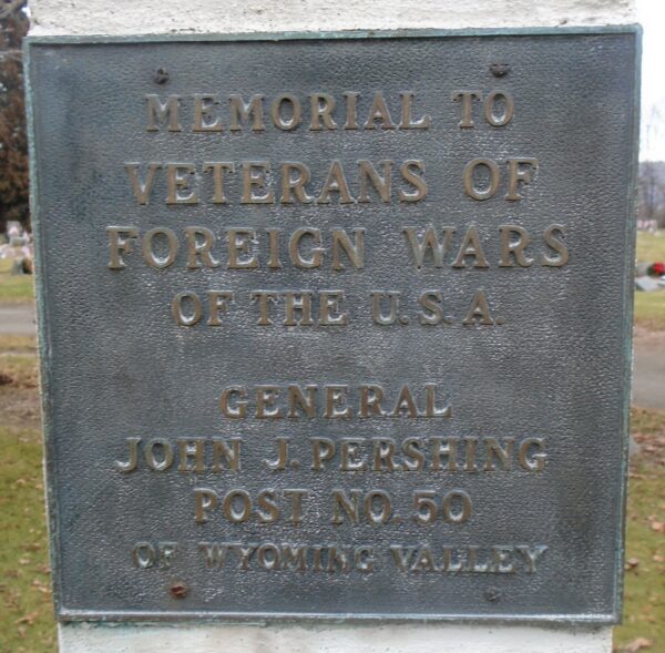 MEMORIAL TO VETERANS OF FOREIGN WARS OF THE U.S.A.