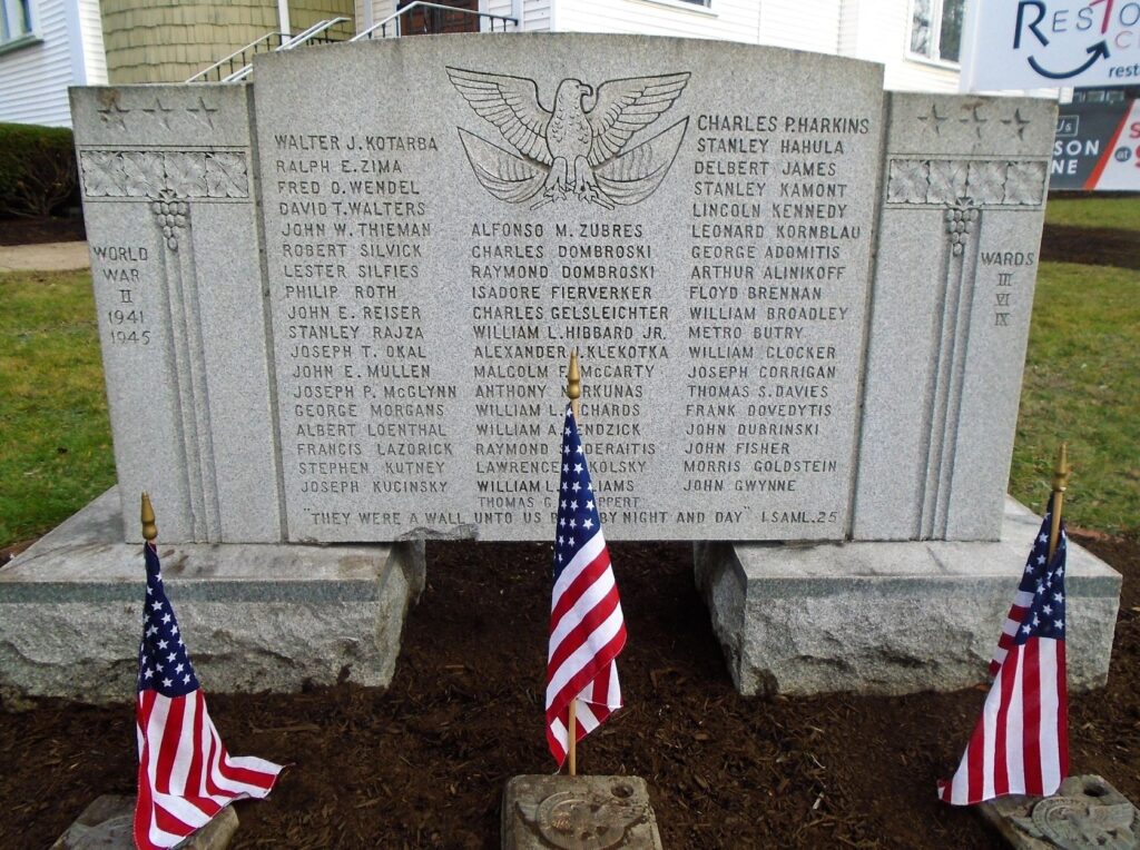 WARDS III, VI, AND IX WORLD WAR II MEMORIAL