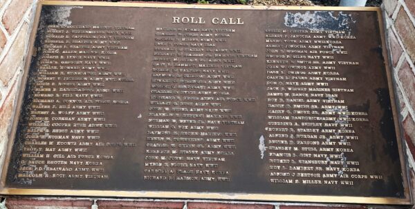 MOLLEVILLE FARM POST 467 WAR MEMORIAL PLAQUE D