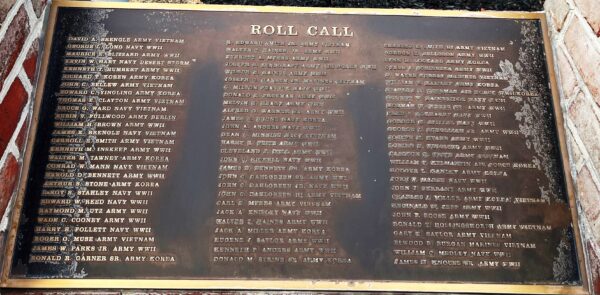 MOLLEVILLE FARM POST 467 WAR MEMORIAL PLAQUE C