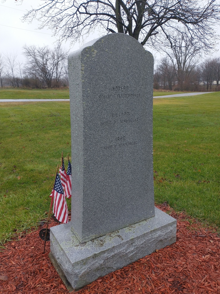ROBERTS MCMILLIN POST NO. 332 FALLEN COMRADES MEMORIAL FRONT