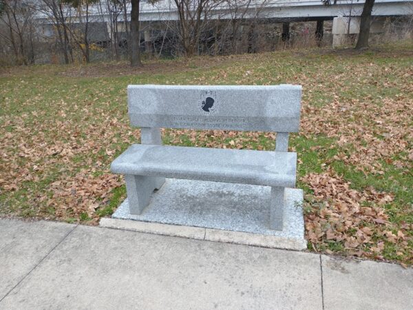 POW -MIA MEMORIAL BENCH