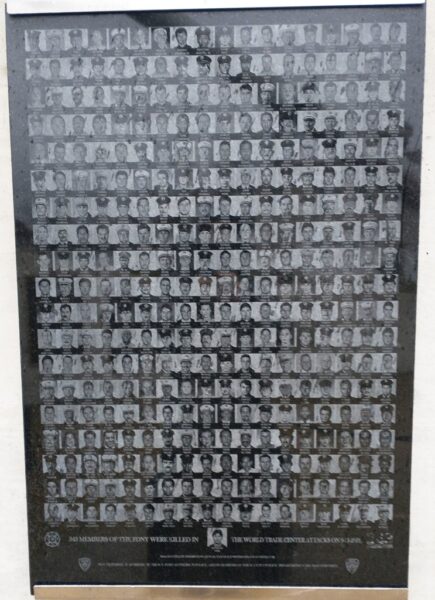 BENT AND TWISTED METAL SEPEMBER 11, 2001 MEMORIAL PLAQUE I