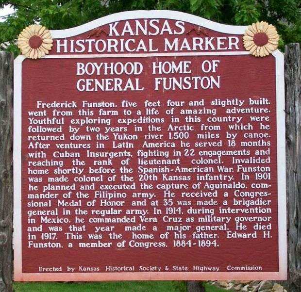 GENERAL FREDERICK FUNSTON MEMORIAL MARKER