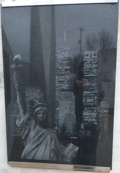 BENT AND TWISTED METAL SEPEMBER 11, 2001 MEMORIAL PLAQUE G