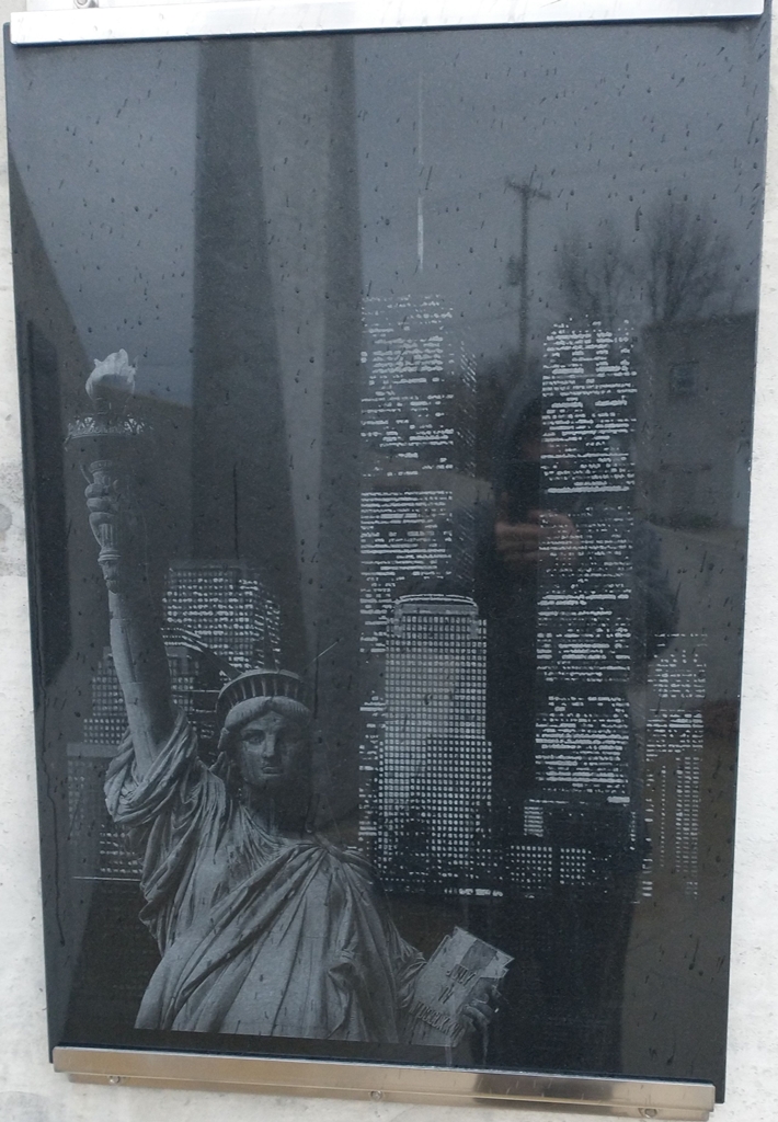 BENT AND TWISTED METAL SEPEMBER 11, 2001 MEMORIAL PLAQUE G